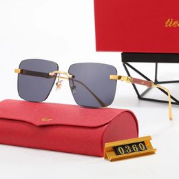 Marke Business Sonnenbrille Designer Für Männer Smart Sonnenbrille Luxus Frauen Shades Brillen Randlose Sonnenbrille Metallrahmen Brillen 238307C6