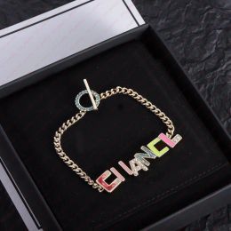 2023 Multicolored Letter Bracelet Women With Enamel Finish Fashion Brand Designer Bracelet Valentines Day Wedding Gifts Jewelry G238305BF