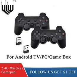 Game Controllers Joysticks 2.4G Wireless Gamepad USB Controller For Android TV Box PC Video Game Console Game Box Game Stick For Kids Christmas Gift x0830