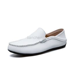 Dress Shoes Men's Casual Shoes Fashion Loafers Moccasins Slip On Man Flats Comfortable Male Driving Leather Shoes Chaussure Homme Cuir L0830