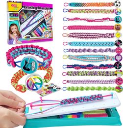 Beauty Fashion DIY Bracelet Making Kit For Girl Jewellery Loom Braid Maker Craft Sets Handmade Toy Girl's Gift 230830