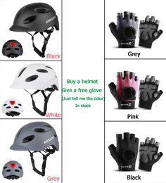 Cycling Helmets Exclusky Adult Bike Helmet with LED Light and Sun Visor Adjustable Lightweight Road Mountain Urban Safety Helmet for men/Women 230829