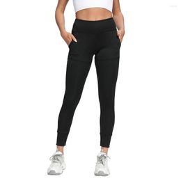 Women's Leggings Black Yoga Bottomed Cropped Pants Ankle-length Trousers Runing Sports FItness