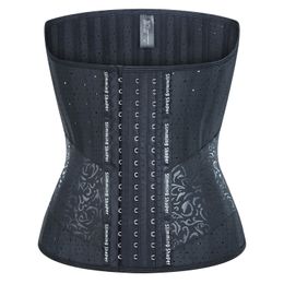 Waist Tummy Shaper 25 Steel Bones Latex Waist Trainer Body Shaper Long Torso Corset Shapewear Women Fajas Colombian Girdles Cincher Slimming Belly 230829