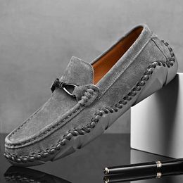 Dress Shoes Loafers Shoes Men 2023 Spring Clasicc Comfy Man Flat Moccasin Fashion Shoes Men Slip-on Boat Shoes For Men Casual Shoes L0830