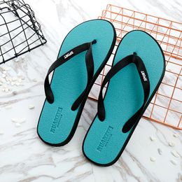 Slippers Men Summer Flip Flops Man Beach Pvc Sandals With Slots For Toes Bath House Slip On Shoes Casual Dad Luxury