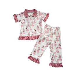 Clothing Sets Wholesale Kids Sleepwear Outfits Ballet Dance Girl Pyjamas Toddler Girls 2 Piece 230830
