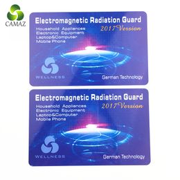 CAMAZ Electromagnetic Radiation Protection Card Bio Energy Card Negative Ion Healthcare Anti Radiation Bio Scalar Energy Card Quantum With OPP Bag