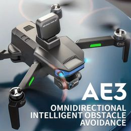 AE3-ProMax Professional Grade Drone 5G Brushless Motor GPS Positioning Three-axis Gimbal Optical Flow Positioning Intelligent Obstacle Avoidance Dual HD Camera