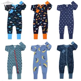 Rompers born Baby Boys Girls Toddler Cartoon Print Soft Cotton Onesie Infant Long Sleeve Overalls Jumpsuit Autumn Outfits 230830