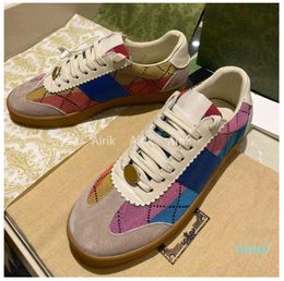 Board Shoes Luxury Designer Sneakers Running vintage leather Women's Casual Bee Casual comfortable and versatile sneakers