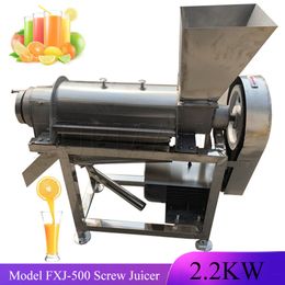 Commercial Automatic Fruit Orange Juicer Machine Industrial Mango Extractor Lemon Screw Press