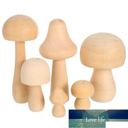 Craft Tools 6 Pcs Unfinished Children Graffiti Wooden Mushroom Peg Wood Natural For Diy Factory Price Expert Design Quality Drop Deliv Dh0Ib