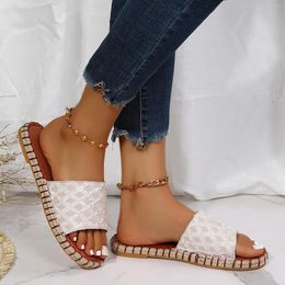 Sandálias alpercatas para mulheres sapatos casuais boêmios de praia