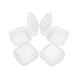 wholesale DIY Square Clear Box Plastic Storages Containers Case With Lids Jewelry Earplugs Storage Boxs 3.8*3.8CM