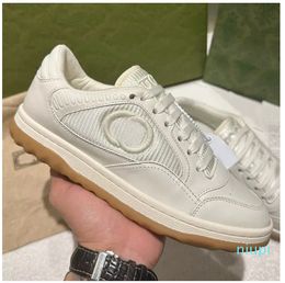 Women's shoes MAC80 Sneaker Leather Vintage G embroidered pair casual sneaker B22 Small white shoes