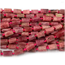 Loose Gemstones Veemake Natural Red Brazil Rhodochrosite Nugget Free Form Smooth Beads 08044