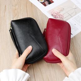 Wallets Korean Style PU Leather Woman's Wallet Fashion Female Purse Coin Pocket Ladies Card Bag With Large Capacity Wristlet Handbags