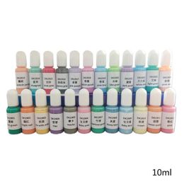 Equipments 24 Colours Crystal Epoxy Pigment UV Resin Dye DIY Jewellery Colourant Art Crafts Colouring Drying Colour Mixing Liquid Making Tools