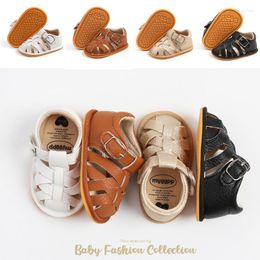 Sandals Baby Infant Boy Girl Shoes Rubber Soft Sole Non-Slip Toddler First Walker Crib Born Moccasins