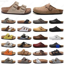 Designer Sandals birks boston clog arizona gizeh Running design summer autumn winter slippers Leather felt Sliders Outdoor Indoor Buckle 668ESS