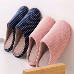 Slippers Japanese Style Household Couples Wooden Floor Indoor Cotton Women Winter Autumn Insulation Shoes C