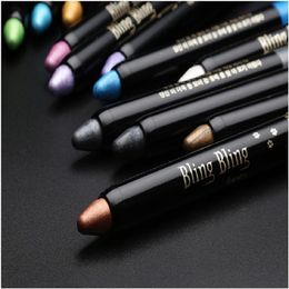 Eye Shadow Liner Combination 15 Colours Pearlescent Eyeshadow Pencil Waterproof Long Lasting Glitter Shimmer Shadow Pen Eyeliner Stick Eyes Makeup Tools l230829