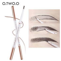 Eyebrow Enhancers O TWO O Brown Pencil Waterproof Non smudge Precise Brow Definer Long Lasting Permanent Tint Pen Makeup 230829