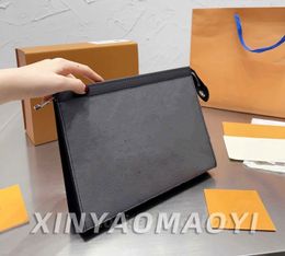 Classic leather POCHETTE VOYAGE N41696 wash clutch Bag Shoulder Womens men tote top quality crossbody Cosmetic Luxury Designer wallet briefcase pockets Bag 23