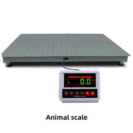 1-3 Tonnes Pet Weighing Animal Scale Electronic Pet Stainless Steel Weight Steel Scale Anti shaking Large Animal Electron Scale