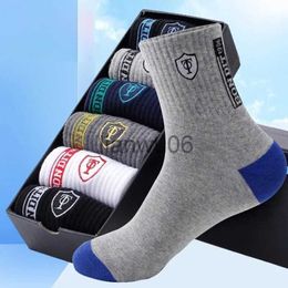 Others Apparel 5 Pairs Apring And Fall Mens Sports Socks Summer Leisure Sweat Absorbent Comfortable Thin Breathable Basketball Meias EU 3843 J230830