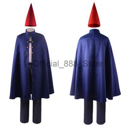 Anime Wirt Cosplay Costume From Animation Over the Garden Wall Halloween Costume Mantle Cape Outfit For Adult Kids x0830