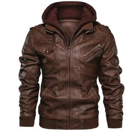 Men's Leather Faux Leather Mens faux Leather Jackets Motorcycle Classic Motorcycle Jacket Male Plus faux leather jacket men spring 230829