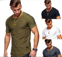 Men's T Shirts 2023 Summer Cotton Shirt Men Fashion Hole Short Sleeve T-shirt Solid Spring O Neck Tops Casual Tshirt