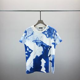 2 NEW Mens Womens Designer T shirts Printed Fashion man T-shirt Top Quality Cotton Casual Tees Short Sleeve Luxury Hip Hop Streetwear TShirts#140