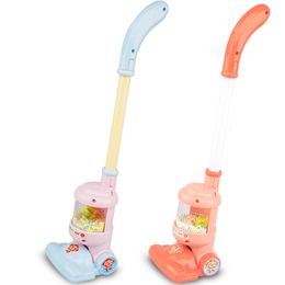 Tools Workshop Children Electric Mini Vacuum Cleaner Simulation Charging Housework Dust Catcher Toy Kids Educational Role Playing Game 230830
