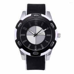 Wristwatches 100pcs/lot WOMAGE Brand Car Sport Quartz Watch Wrap Casual Silicone Dress Racing Charming Men Rubber Wholesale Price