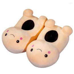 Slippers Cute Ding Cotton Cartoon Style Soft And Comfortable Non-slip Design Home Interior Winter Creative Ladies