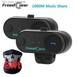 FreedConn TCOM VB Motorcycle Helmet Intercom Bluetooth 5.0 Headset Headphone FM Moto Interphone Helmet Communicator Speaker Gift Q230830