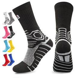 Sports Socks High Quality Mens Basketball Cycling Cotton Towel Bottom Nonslip Sweat Absorption Outdoor 230830