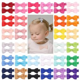 Baby Girls Hair Bows Ribbon Handmade Cute Hair Clips Bangs Barrettes Toddlers Hair Decoration Kids Headwear