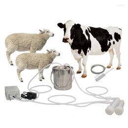 Bread Makers 3L Milking Machine Milker Automatic Electric For Farm Cows Goats Sheep Vacuum Pump Bucket