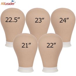 Wig Stand Canvas Head For Wig 21" 22" 23" 24" Mannequin Head For Wig Making Good Quality Canvas Block Wig Making Head 230830