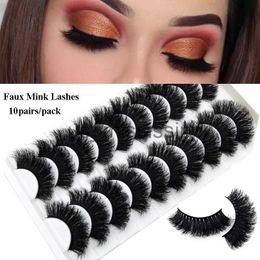 False Eyelashes Visofree 5paris10pairs Faux Mink Eyelashes Make Up False Cils Hand Made Fake Eyelashes Wholesale Thick Eyelashes Extension T04 x0830