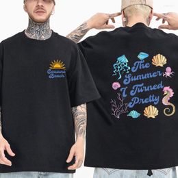 Men's T Shirts 2023 Tv Show Beach The Summer I Turned Pretty T-Shirt Am Kenough Shirt Casual Cotton Tops Men Women Camisetas