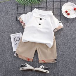 Clothing Sets DIIMUU Baby Boys Clothing Sets T-shirt + Shorts Kids Girl Outfits Suits Children Summer Wear Infant Toddler Tee Shirts + Pants 230830