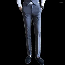 Men's Suits 2023 Male Youth Fashion Casual Gentleman British Korean Version Of Slim Pants Dress