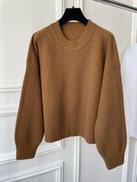 Women's Sweaters Crewneck Sweater Loose Silhouette Length Moderate Fabric Soft Comfortable Fashion Everything 2023 Fall