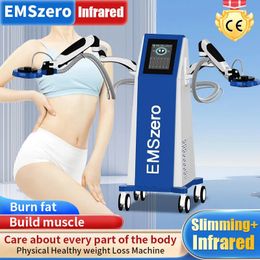 Newest EMSzero Fat Reduction Abdomen Muscle Training Body Sculpture Physiotherapy Laser Infrared Pain Relief Weight Management Machine