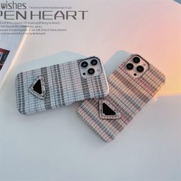 Designers Luxurys Phone Cases Cover Unisex Casual Trendy Colorful Weave Phonecase For iPhone 14 14Plus 14Pro 14ProMax 13 12 11 Pro Max